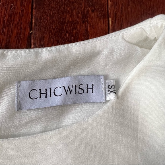 ❌SOLD Chic Wish Crop Top and Chiffon Maxi Skirt 2-piece set - XS - Picture 3 of 16